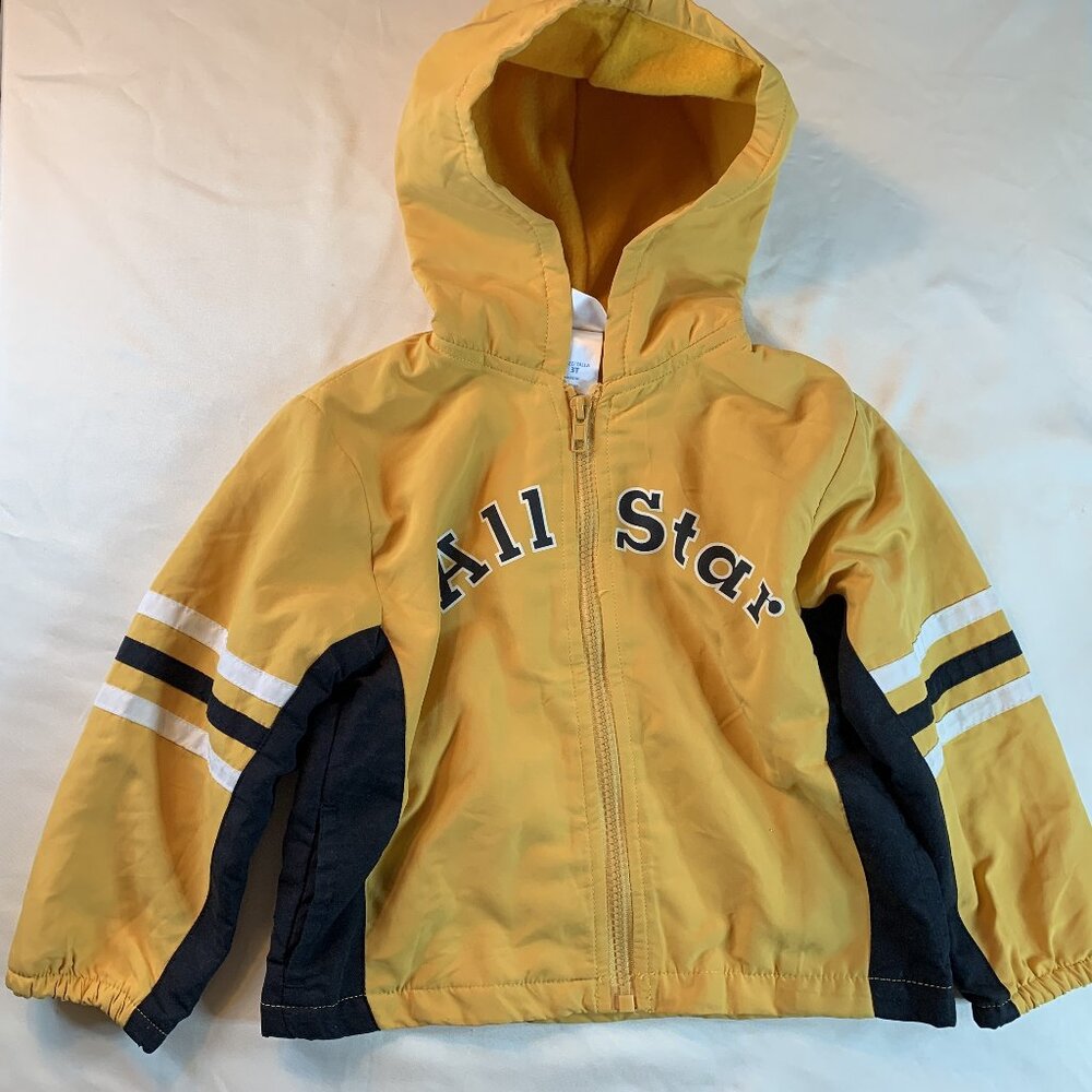 Boy's Gold/Blue All Star Jacket Size 3T.